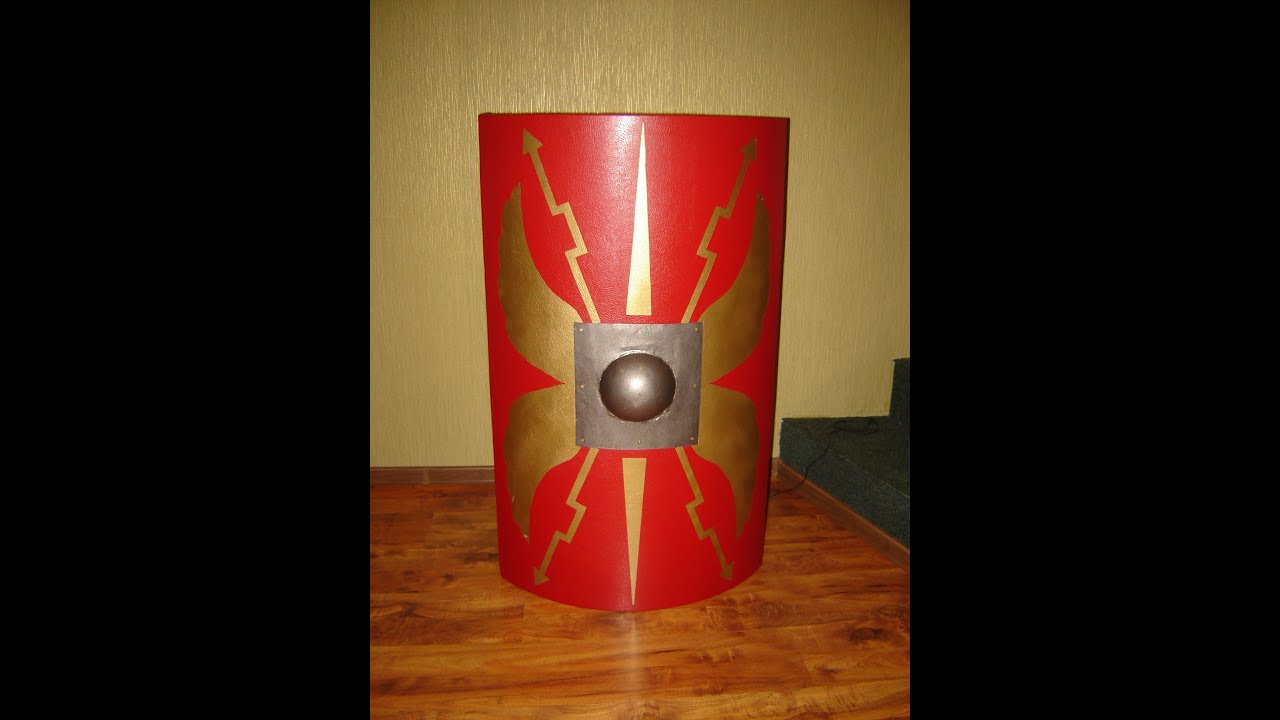 making a roman shield(scutum) - YouTube
