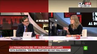 Tania a Marhuenda: Eres un heredero de Franco. Marhuenda a Tania: ojalá me financiara Bárcenas