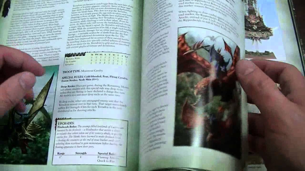 Lizardmen First Impressions of new 8th edition army book Blue Table