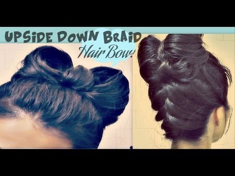 accessories bun tutorial bun down tutorial braid hair style bow hair french half upside hair