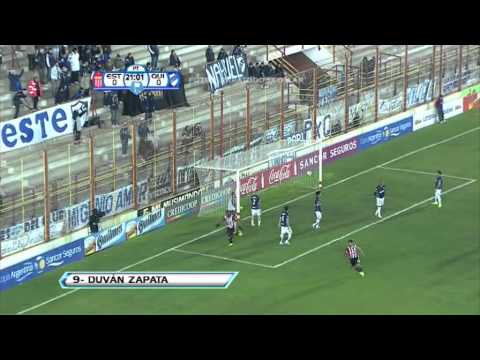 Gol de Zapata. Estudiantes 1 - Quilmes 0. Octavos de final. Copa Argentina. Fútbol Para Todos