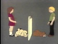 Classic Sesame Street animation - dog and cat argument