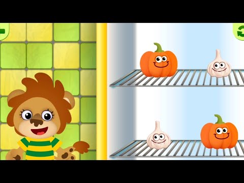Funny Food - Kindergarten learning games for toddlers | Matching