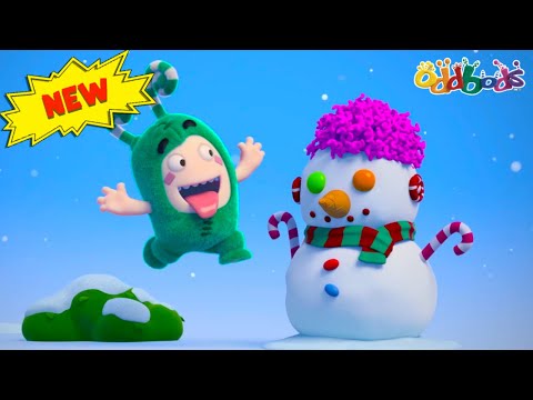 Oddbods | NEW | FROST ZEE THE SNOWMAN | Funny Cartoons For Kids