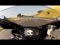 Suzuki GSX-R 750 vs BMW S1000RR on the Autobahn