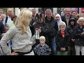 Hilariously odd street performer, Elron. Great character!