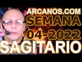Video Horóscopo Semanal SAGITARIO  del 16 al 22 Enero 2022 (Semana 2022-04) (Lectura del Tarot)