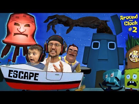 ESCAPE SQUIDWARDS House!! Giant Jelly vs FGTEEV (Spongebob Scarepants #2)