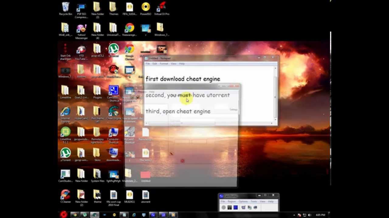 how to speed up utorrent using cheat engine - YouTube