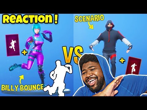 Billy Bounce Vs Scenario - Fortnite Funny Moments REACTION