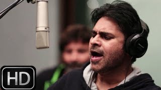 Power Star Pawan Kalyan singing Kaatam Rayuda Song - Attarintiki Daredi song making