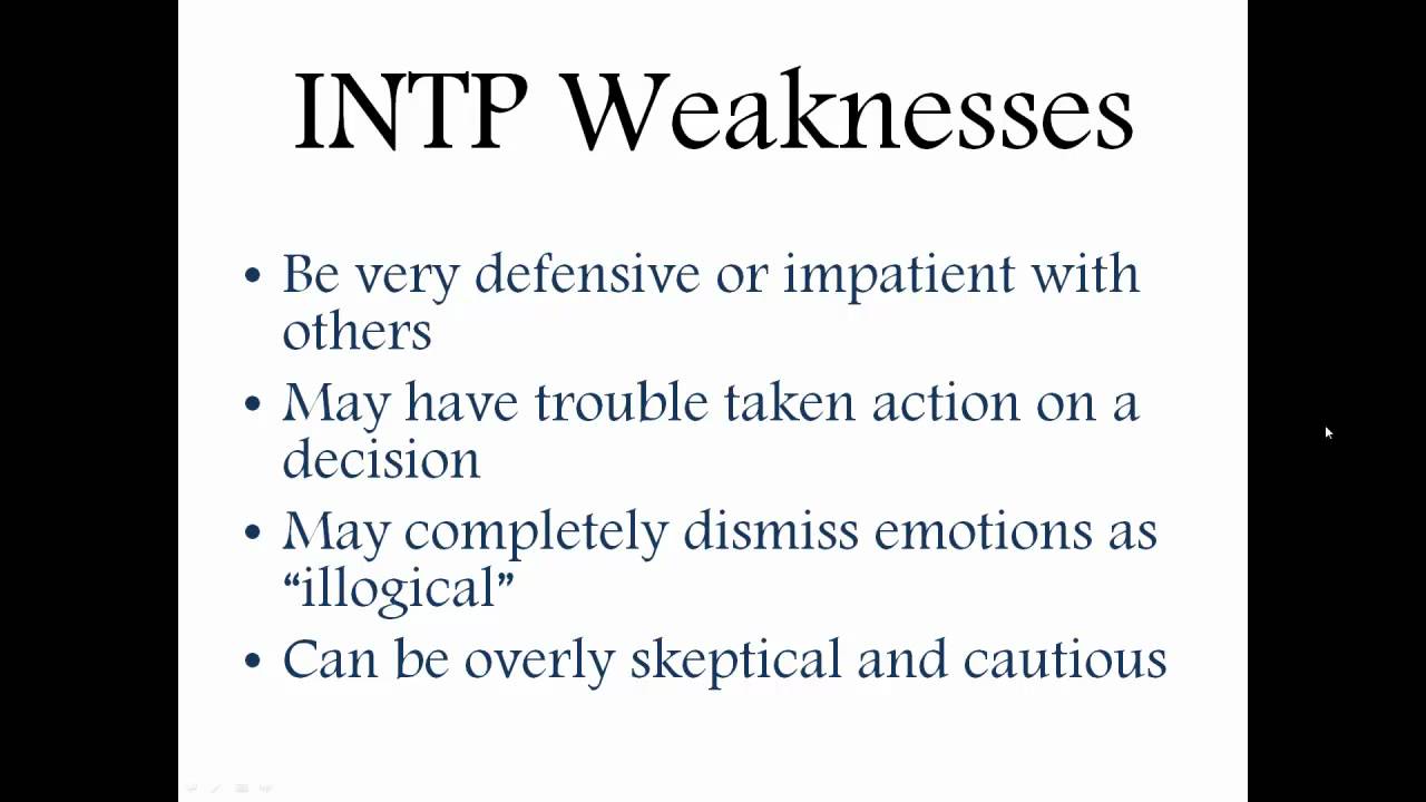 INTP Personality Description - YouTube