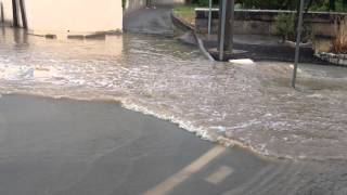 Pluies diluvienne : une route coupée aux Pennes-Mirabeau