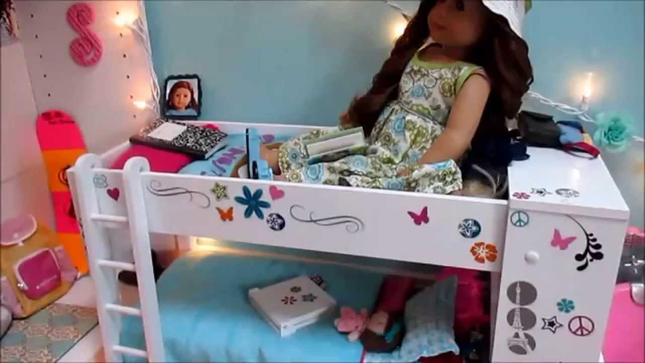 american girl doll house tour