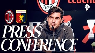 Coach Fonseca's press conference on the eve of Genoa game