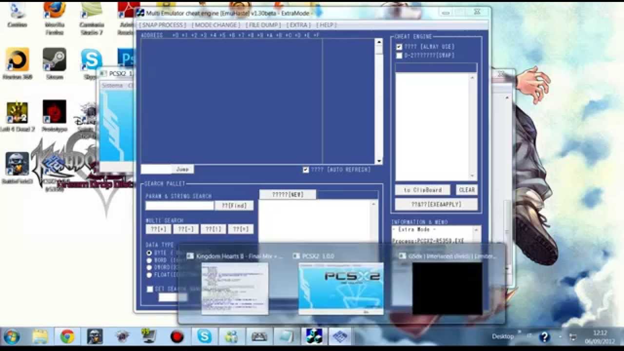 ITA) How to use Cheat with Emuhaste on PCSX2 1.0.0 - YouTube