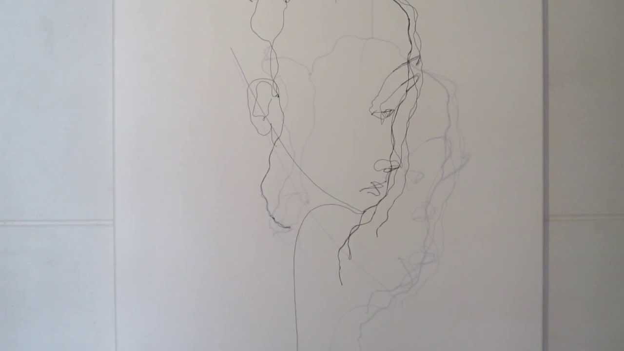 Kinetic wire sculpture