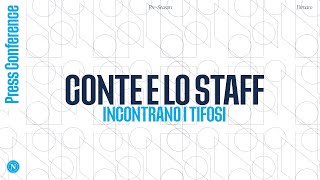 LIVE | Mister Conte e lo staff tecnico incontrano i tifosi