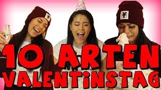 10 ARTEN VON MENSCHEN AM VALENTINSTAG | Sandy Lee