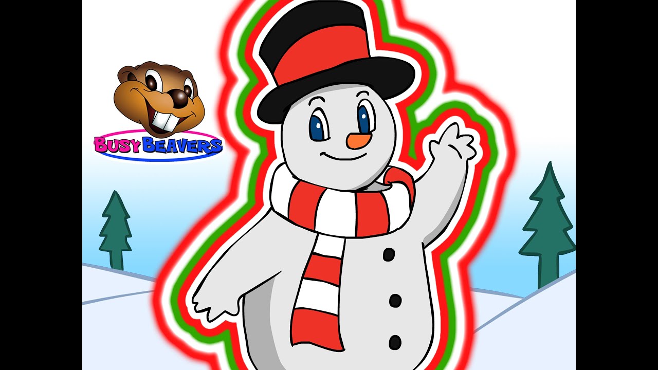 “Frosty,the,Snowman“,|,Busy,Beavers,Christmas,Song,,Babies,,Toddlers,,Presc...