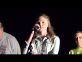 Kennedy McCollam singing Blessings by Laura Story at 2013 Relay for Life