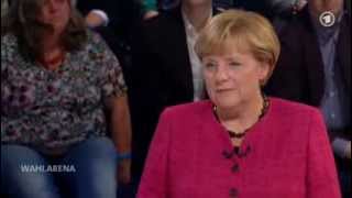 Angela Merkel zur Gleichstellung Homosexueller - ARD Wahlarena - 09.09.2013