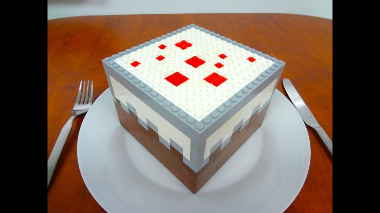 LEGO Cake - Minecraft - YouTube