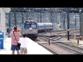 Amtrak GM Electro-Motive Diesel AEM-7 #907 on Vermonter Train 54 arriving at New Haven