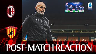 #MilanBenevento | Post-match reactions