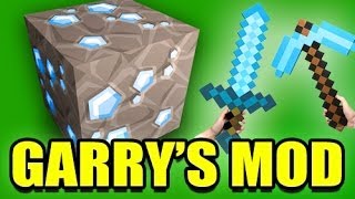 Gmod MINECRAFT Weapons Mod! (Garry's Mod)