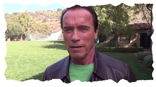 Arnold Schwarzenegger sends a message to the Ukrainian people