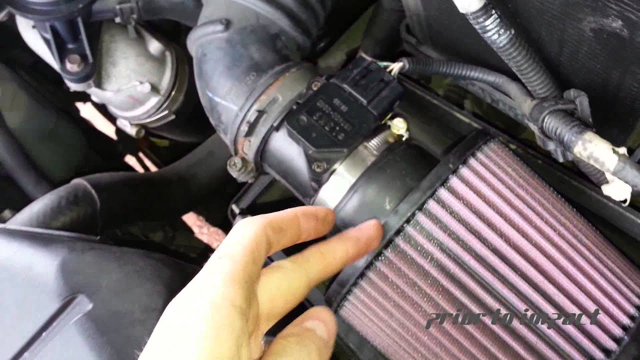 Cold Air Intake with Blow Off Valve Sound Test YouTube