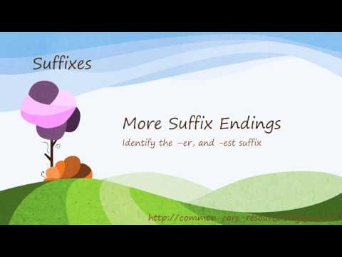 Suffixes