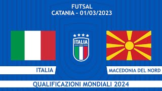 Italia-Macedonia del Nord | Futsal | Qualificazioni Mondiali 2024