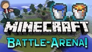 Minecraft: Battle-Arena w/Mitch & Rob! Round 1 - Lava War!