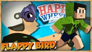 FLAPPY BIRD no HAPPY WHEELS - VOA FOFINHO