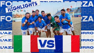 Highlights: Italia-Francia 4-1 - Beach Soccer (4 settembre 2022)