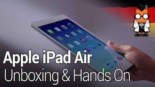 Apple iPad Air Unboxing, Kurztest und Vergleich mit iPad 4 [Deutsch - German]