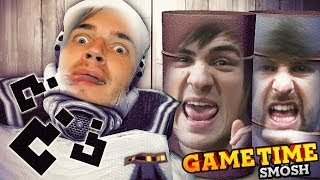 PEWDIEPIE GETS STUCK IN ANTHONY (Gametime w/Smosh)