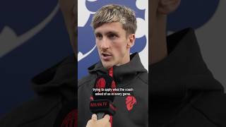 Saelemaekers speaks at the Bridge 🗣? | #shorts