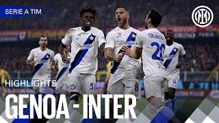 PRIMO GOL NERAZZURRO IN CAMPIONATO ⚽ | GENOA 1-1 INTER | HIGHLIGHTS | SERIE A 23/24 ⚫🔵🇮🇹???