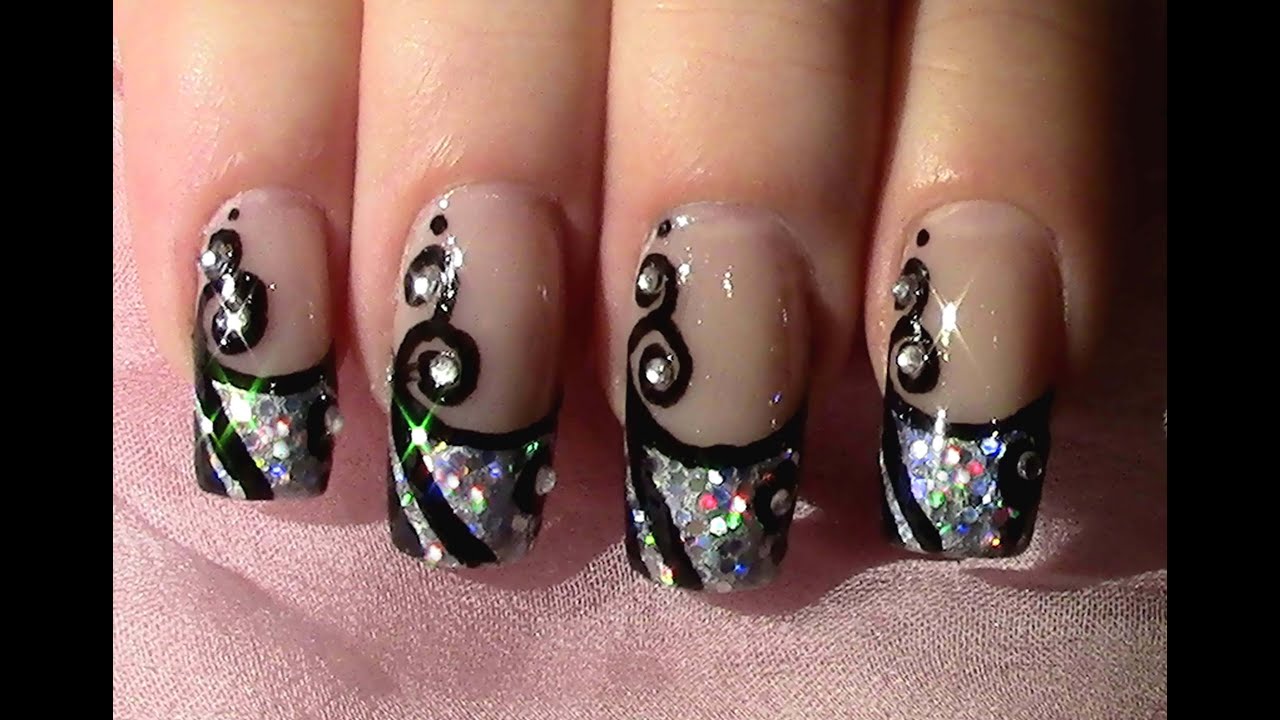 ... zum selber machen / New Year's Eve Nail Art Design Tutorial - YouTube ... zum selber machen / New Year's Eve Nail Art Design Tutorial - YouTube