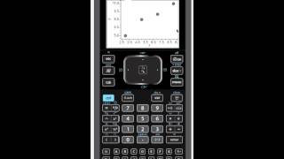 Linear Regression With The Ti Nspire Youtube