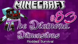 "THE DIAMOND SPIDER" | Diamond Dimensions Modded Survival #83 | Minecraft