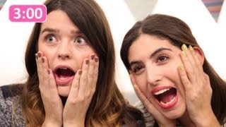 3 MINUTE MAKEUP CHALLENGE: VIVIANNA & LILY PEBBLES