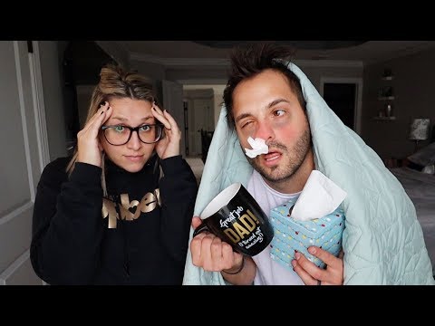 WHEN HE HAS THE MAN FLU...