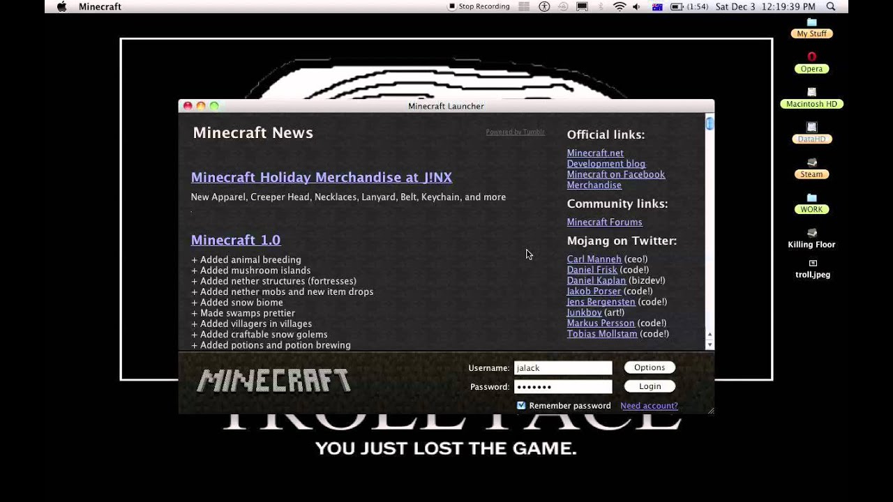 How to install mcpatcher minecraft 1.0.0 (mac) - YouTube