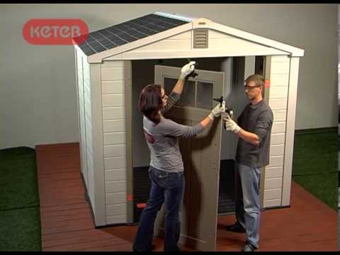 Fusion Composite Plastic Wood Shed Keter