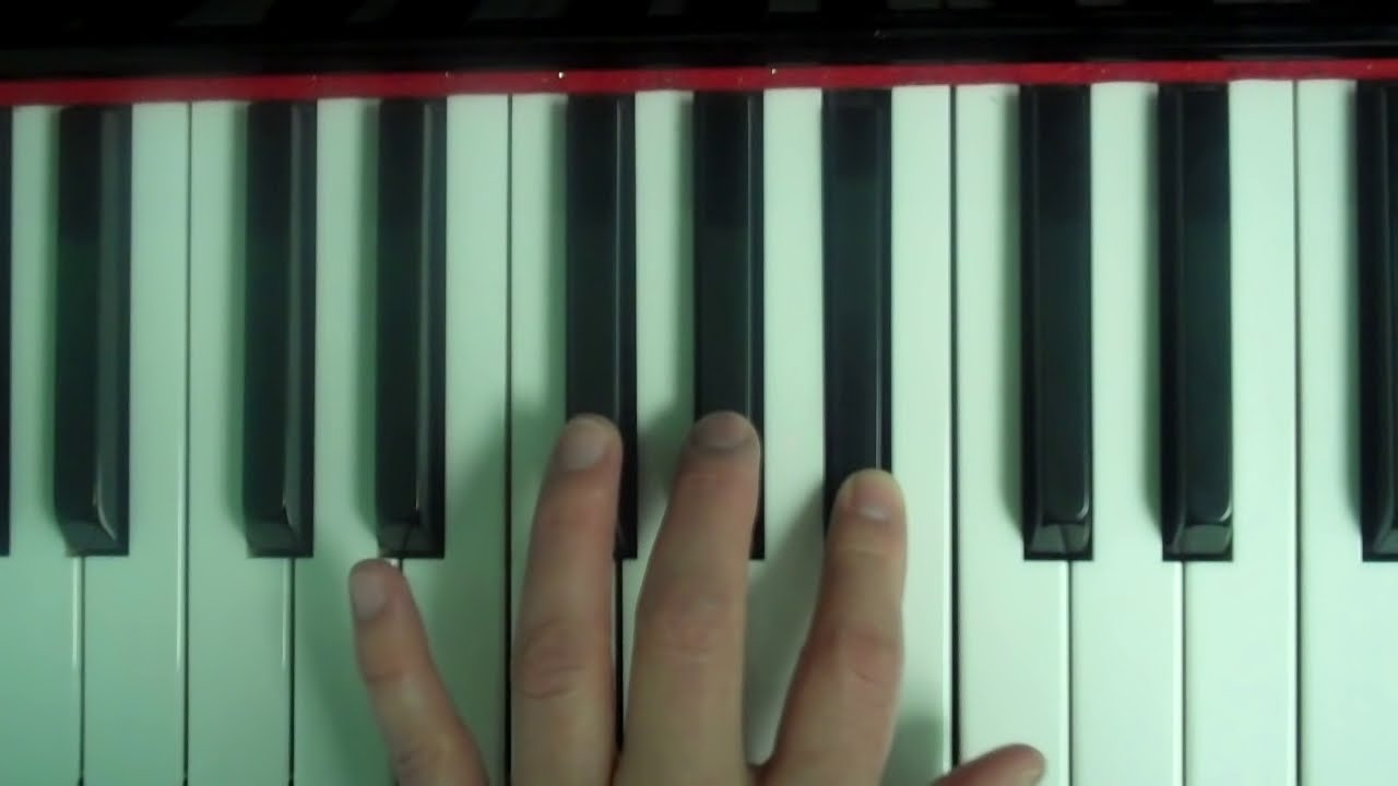 How to Play C# Major Scale on Piano - YouTube