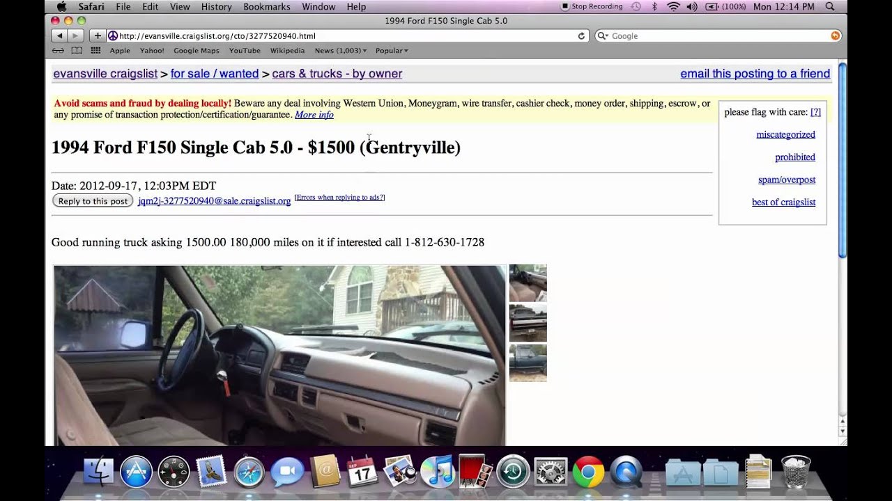 Craigslist Evansville Indiana Used Cars and Trucks - For ...